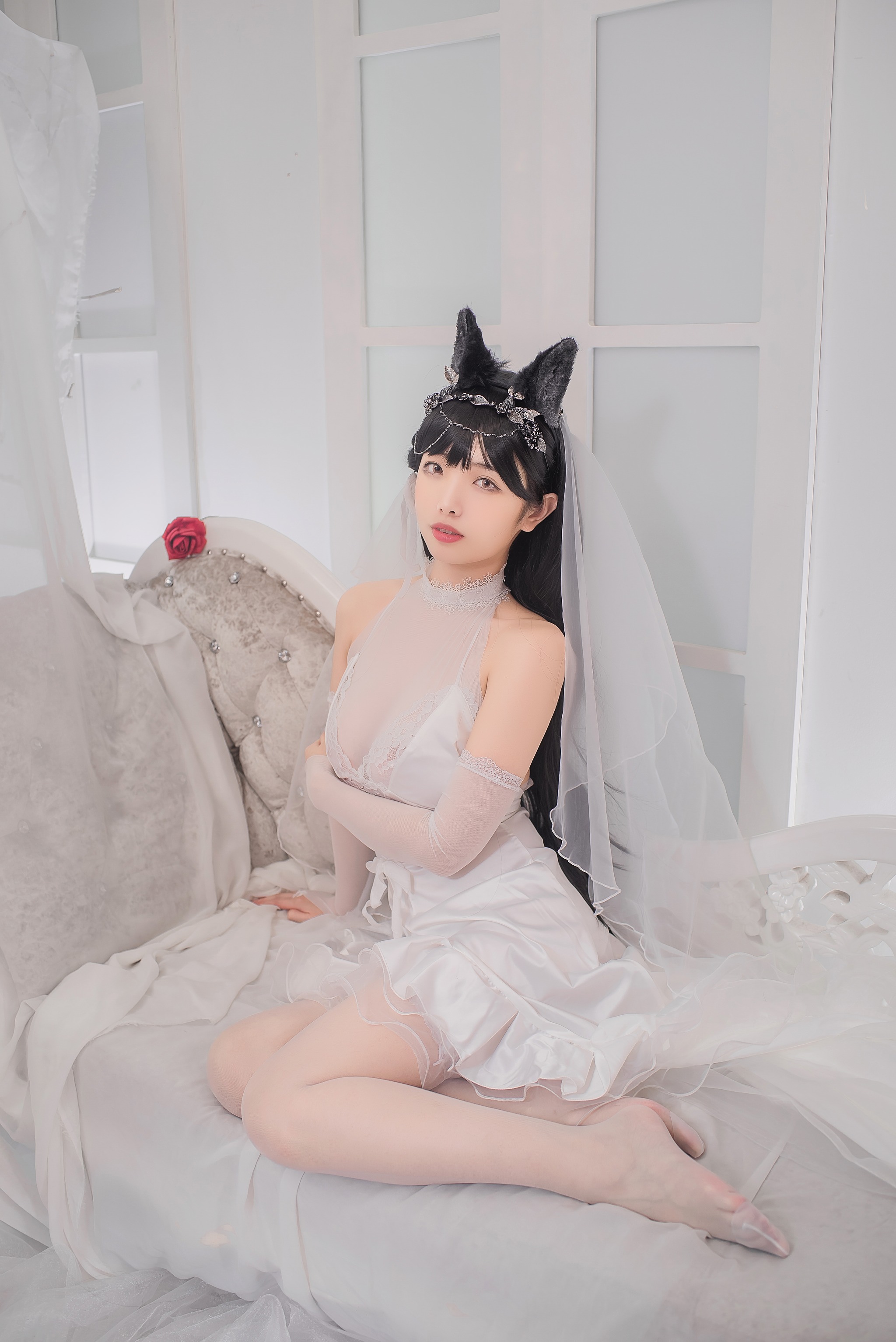 图片[1]-雯妹不讲道理 – NO.028 雯妹不讲道理爱宕花嫁 [32P]-XikXak